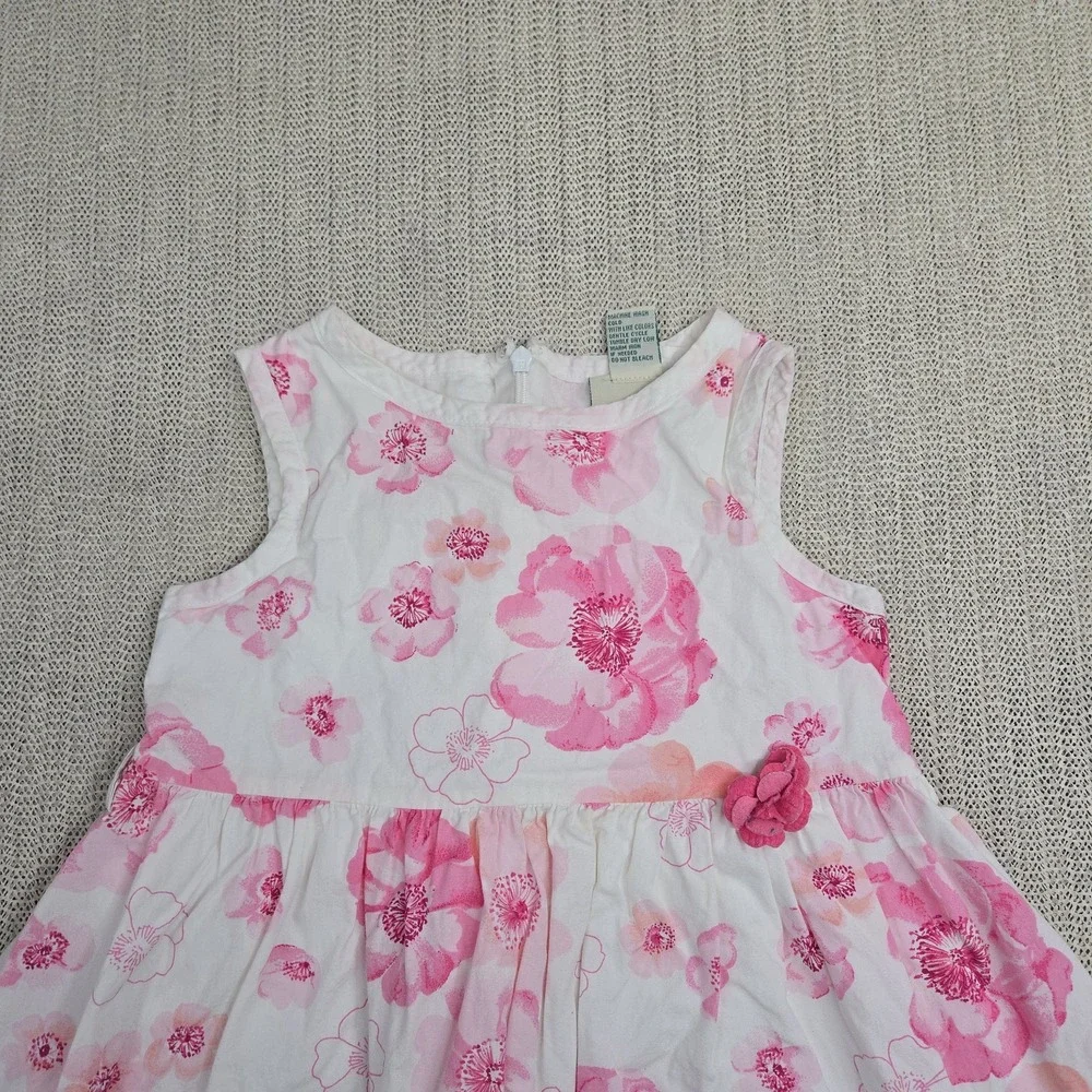 Polly Flinders Dress Girls 6 Floral Sleeveless Spring Easter Flower Girl Special